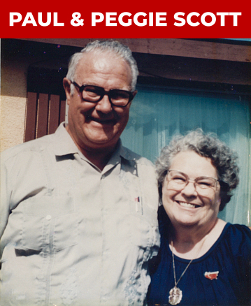 Paul & Peggie Scott Founders